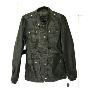 Miss London Black Label - Forest Green Jacket/Coat